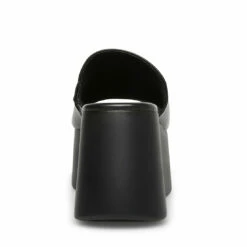 SteveMadden CHRISTA BLACK LEATHER -Steve Madden | Official Store STEVEMADDEN SHOES CHRISTA BLACK BACK