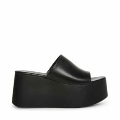 SteveMadden CHRISTA BLACK LEATHER -Steve Madden | Official Store STEVEMADDEN SHOES CHRISTA BLACK SIDE 1