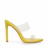 SteveMadden CLARABETH YELLOW -Steve Madden | Official Store STEVEMADDEN SHOES CLARABETH YELLOW SIDE 1