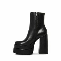 SteveMadden COBRA BLACK LEATHER -Steve Madden | Official Store STEVEMADDEN SHOES CORBA BLACK LEATHER INSIDE