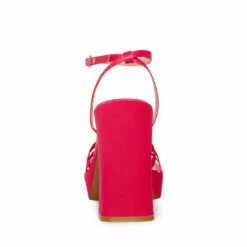 SteveMadden DISCO PINK SATIN -Steve Madden | Official Store STEVEMADDEN SHOES DISCO PINK SATIN BACK