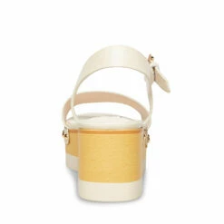 SteveMadden DOMENICA WHITE LEATHER 12 SteveMadden DOMENICA WHITE LEATHER -Steve Madden | Official Store STEVEMADDEN SHOES DOMENICA WHITE BACK