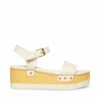 SteveMadden DOMENICA WHITE LEATHER -Steve Madden | Official Store STEVEMADDEN SHOES DOMENICA WHITE SIDE