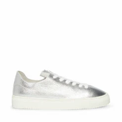 SteveMadden DOREY SILVER LEATHER -Steve Madden | Official Store STEVEMADDEN SHOES DOREY SILVER LEATHER SIDE 2
