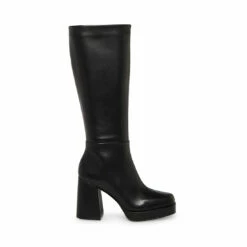 SteveMadden ELISE BLACK LEATHER