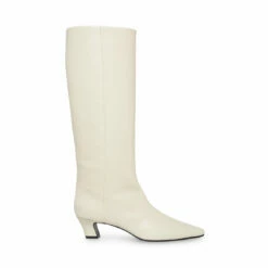 SteveMadden EMPIRE WHITE LEATHER