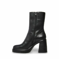 SteveMadden FANTSIE BLACK LEATHER -Steve Madden | Official Store STEVEMADDEN SHOES FANTSIE BLACK LEATHER INSIDE