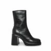 SteveMadden FANTSIE BLACK LEATHER -Steve Madden | Official Store STEVEMADDEN SHOES FANTSIE BLACK LEATHER SIDE 1