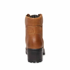 SteveMadden GALWAY COGNAC LEATHER -Steve Madden | Official Store STEVEMADDEN SHOES GALWAY COGNAC BACK