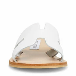 SteveMadden GREECE WHITE LEATHER -Steve Madden | Official Store STEVEMADDEN SHOES GREECE WHITE LEATHER FRONT