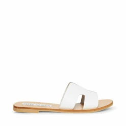 SteveMadden GREECE WHITE LEATHER