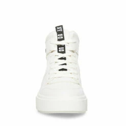 SteveMadden HOOP WHITE -Steve Madden | Official Store STEVEMADDEN SHOES HOOP WHITE FRONT