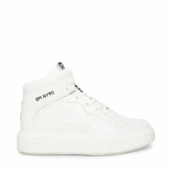 SteveMadden HOOP WHITE