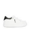 SteveMadden IBBY WHITE BLACK -Steve Madden | Official Store STEVEMADDEN SHOES IBBY WHITE BLACK SIDE