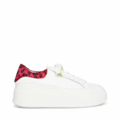 SteveMadden IBBY WHITE FUSCHIA