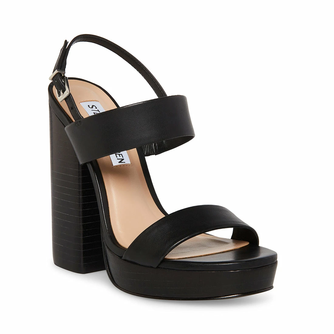 SteveMadden IESHA BLACK LEATHER 4 SteveMadden IESHA BLACK LEATHER - Image 2