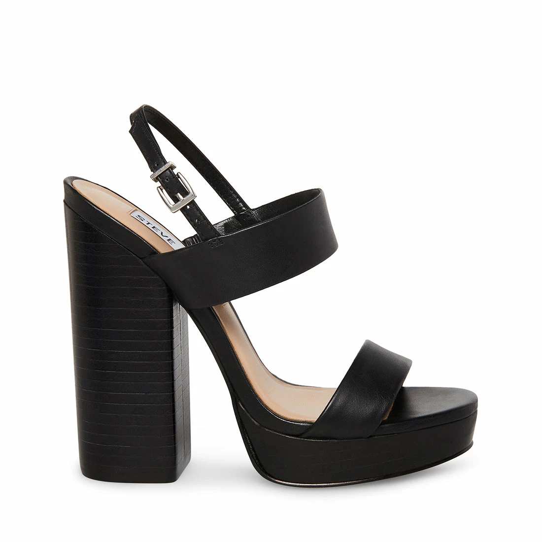 SteveMadden IESHA BLACK LEATHER 8 SteveMadden IESHA BLACK LEATHER - Image 6