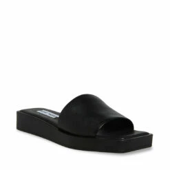 STEVEMADDEN IMARA BLACK LEATHER -Steve Madden | Official Store STEVEMADDEN SHOES IMARA BLACK LEATHER