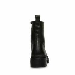 SteveMadden JAMISYN BLACK LEATHER -Steve Madden | Official Store STEVEMADDEN SHOES JAMISYN BLACK BACK