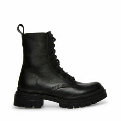 SteveMadden JAMISYN BLACK LEATHER -Steve Madden | Official Store STEVEMADDEN SHOES JAMISYN BLACK SIDE 1