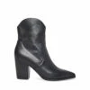 SteveMadden JANETTA BLACK LEATHER