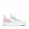 STEVEMADDEN JENA WHITE MULTI -Steve Madden | Official Store STEVEMADDEN SHOES JENA WHITE BLUE SIDE