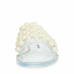 SteveMadden JULIET CLEAR -Steve Madden | Official Store STEVEMADDEN SHOES JULIET CLEAR WITH PEARLS FRONT