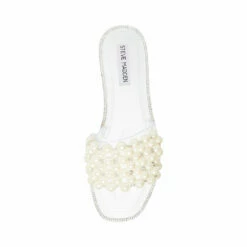 SteveMadden JULIET CLEAR -Steve Madden | Official Store STEVEMADDEN SHOES JULIET CLEAR WITH PEARLS TOP