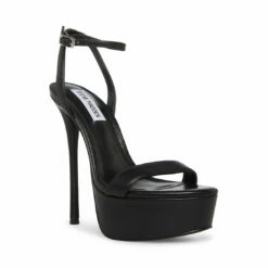 SteveMadden JUSTIFY BLACK LEATHER -Steve Madden | Official Store STEVEMADDEN SHOES JUSTIFY BLACK LEATHER