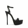 SteveMadden JUSTIFY BLACK LEATHER -Steve Madden | Official Store STEVEMADDEN SHOES JUSTIFY BLACK LEATHER SIDE 1