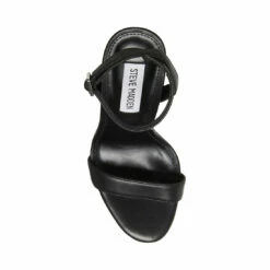 SteveMadden JUSTIFY BLACK LEATHER -Steve Madden | Official Store STEVEMADDEN SHOES JUSTIFY BLACK LEATHER TOP