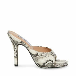 SteveMadden KARINA BLACK LEATHER -Steve Madden | Official Store STEVEMADDEN SHOES KARINA SNAKE SIDE