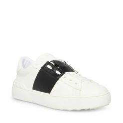 SteveMadden KEATON WHITE BLACK -Steve Madden | Official Store STEVEMADDEN SHOES KEATON WHITE BLACK