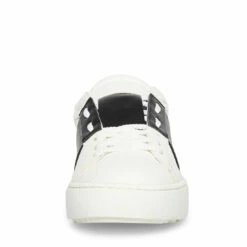 SteveMadden KEATON WHITE BLACK -Steve Madden | Official Store STEVEMADDEN SHOES KEATON WHITE BLACK FRONT