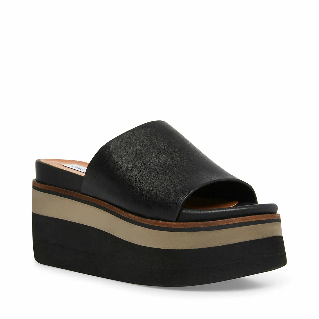 SteveMadden KING BLACK LEATHER 4 SteveMadden KING BLACK LEATHER - Image 2