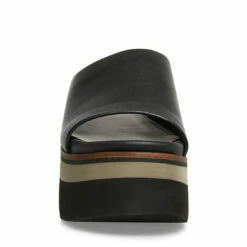 SteveMadden KING BLACK LEATHER 11 SteveMadden KING BLACK LEATHER -Steve Madden | Official Store STEVEMADDEN SHOES KING BLACK FRONT