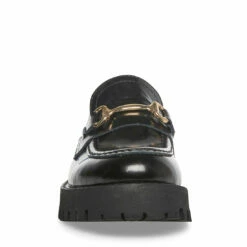 SteveMadden LANDO BLACK LEATHER -Steve Madden | Official Store STEVEMADDEN SHOES LANDO BLACK LEATHER FRONT
