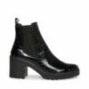 SteveMadden LEHANNA BLACK CROCODILE -Steve Madden | Official Store STEVEMADDEN SHOES LEHANNA BLACK CROCO SIDE
