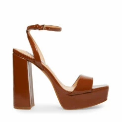 SteveMadden LESSA CLEAR 21 SteveMadden LESSA CLEAR -Steve Madden | Official Store STEVEMADDEN SHOES LESSA COGNAC LEATHER SIDE 1 5