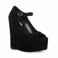 SteveMadden MACIE BLACK SUEDE -Steve Madden | Official Store STEVEMADDEN SHOES MACIE BLACK SUEDE