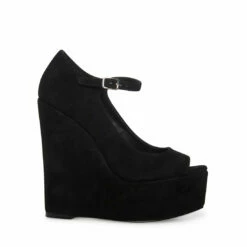 SteveMadden MACIE BLACK SUEDE -Steve Madden | Official Store STEVEMADDEN SHOES MACIE BLACK SUEDE SIDE 2