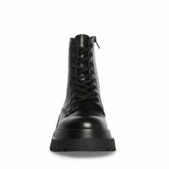 SteveMadden MALVINA BLACK LEATHER -Steve Madden | Official Store STEVEMADDEN SHOES MALVINA BLACK LEATHER FRONT