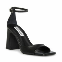 SteveMadden MARGOT BLACK LEATHER 10 SteveMadden MARGOT BLACK LEATHER -Steve Madden | Official Store STEVEMADDEN SHOES MARGOT BLACK LEATHER