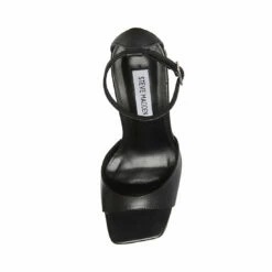 SteveMadden MARGOT BLACK LEATHER 12 SteveMadden MARGOT BLACK LEATHER -Steve Madden | Official Store STEVEMADDEN SHOES MARGOT BLACK LEATHER TOP