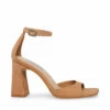 SteveMadden MARGOT CAMEL NUBUCK -Steve Madden | Official Store STEVEMADDEN SHOES MARGOT CAMEL NUBUCK SIDE 1