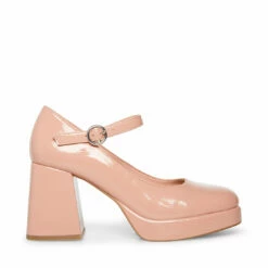 SteveMadden MINGLE BLACK PATENT -Steve Madden | Official Store STEVEMADDEN SHOES MINGLE PINK PATENT SIDE