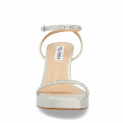 SteveMadden NATALIE SILVER 12 SteveMadden NATALIE SILVER -Steve Madden | Official Store STEVEMADDEN SHOES NATALIE SILVER FRONT