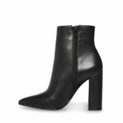 SteveMadden NOTICED BLACK LEATHER -Steve Madden | Official Store STEVEMADDEN SHOES NOTICE BLACK LEATHER INSIDE
