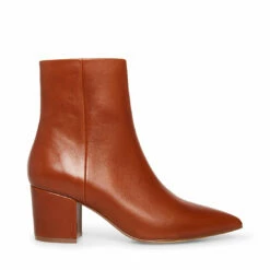 SteveMadden OSSIE COGNAC LEATHER -Steve Madden | Official Store STEVEMADDEN SHOES OSSIE COGNAC LEATHER SIDE 1