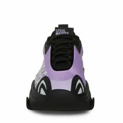 STEVEMADDEN PEAK BLACK/PURPLE -Steve Madden | Official Store STEVEMADDEN SHOES PACKIN BLACK PURPLE FRONT